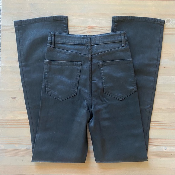 NWT Lovers + Friends Greyson Ultra High Rise Slim Boot Deepwater Black 25 26 - Picture 4 of 9